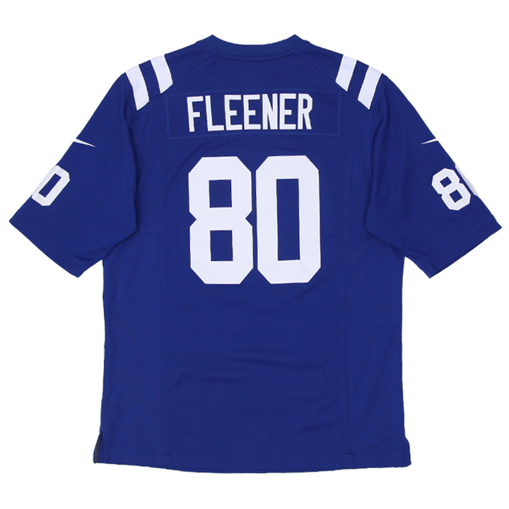 Mens Nike NFL Fleener # 80 Indianapolis Colts Football Jersey