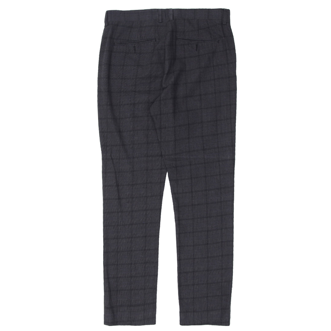 Mens Frank & Oak Plaid Tailored Slim Fit Pants