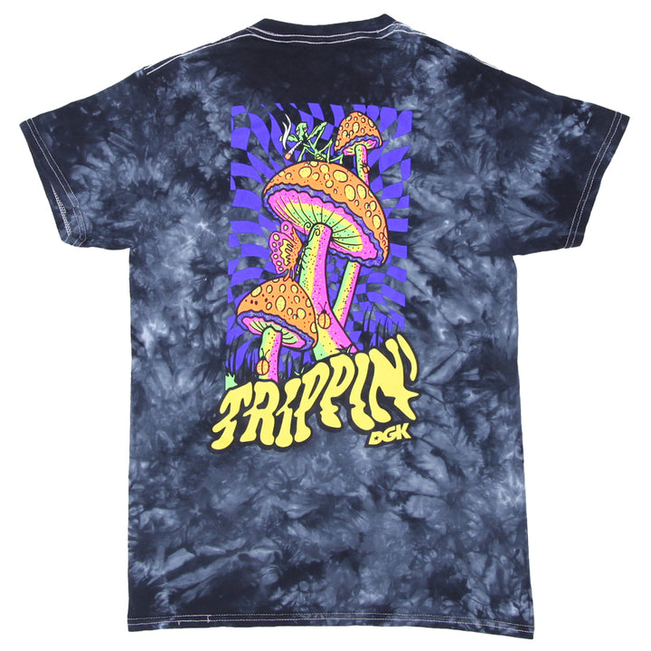 Mens DGK Trippin Mushroom Tie Dyed T-Shirt