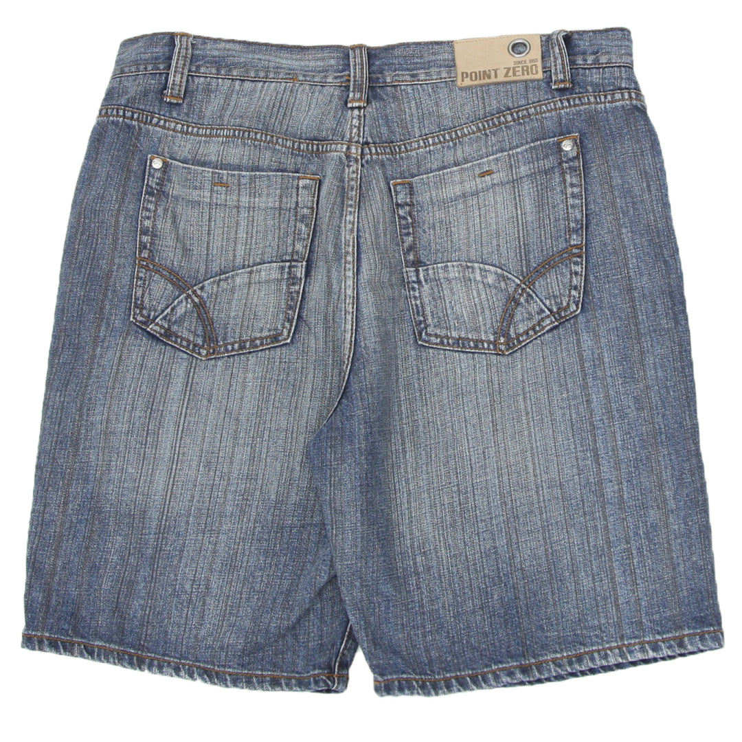 Mens Y2K Point Zero Denim Shorts