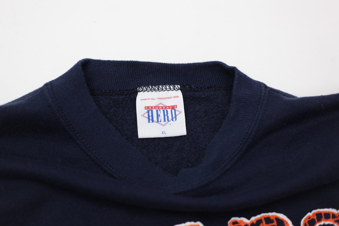 1991 Vintage NFL Chicago Bears The Masters Of Gridiron Sweatshirt Made In USA