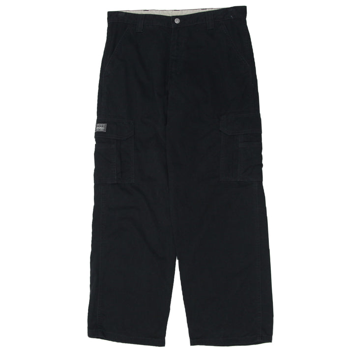 Mens Wrangler Hero Black Cargo Pants