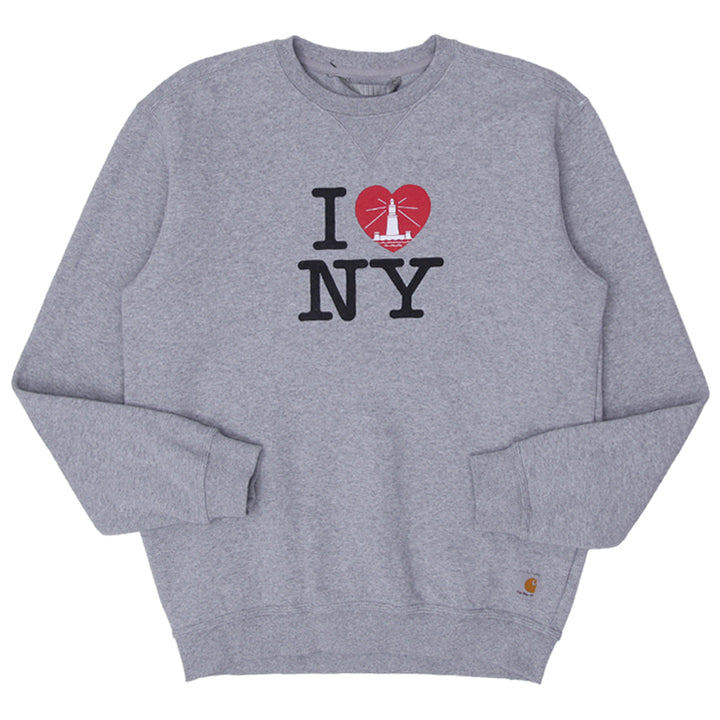 Mens Carhartt Loose Fit Ilove NY Crewneck Sweatshirt