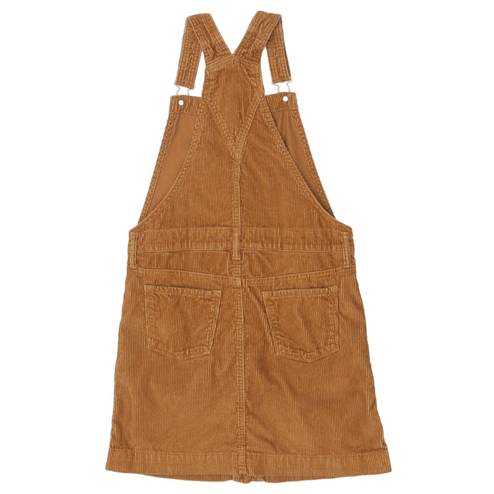 Girls Youth GAP Corduroy Button Down Skirt Overalls