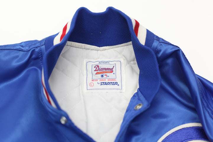 Vintage Starter Chicago Cubs Quilted Satin Jacket