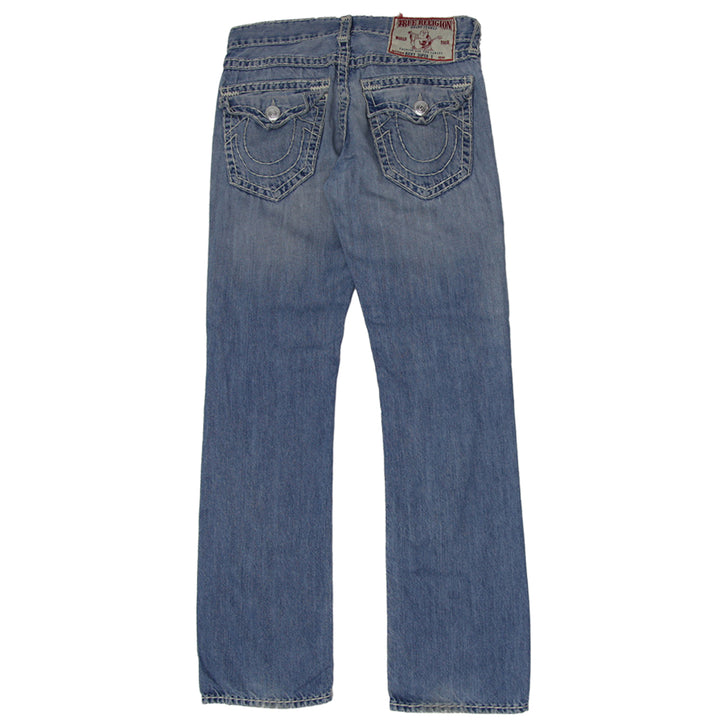 Mens Y2K True Religion Slim Straight Jeans