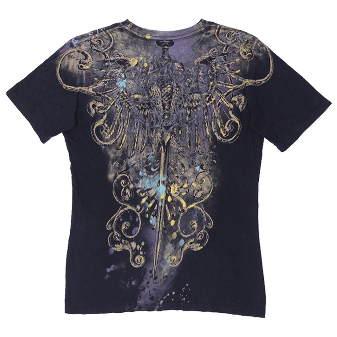 Mens Y2K Resurge Winged Sword AOP T-Shirt