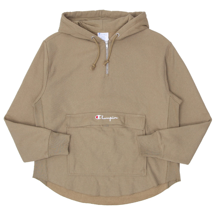 Mens Champion Quarter Zip Pullover Hoodie