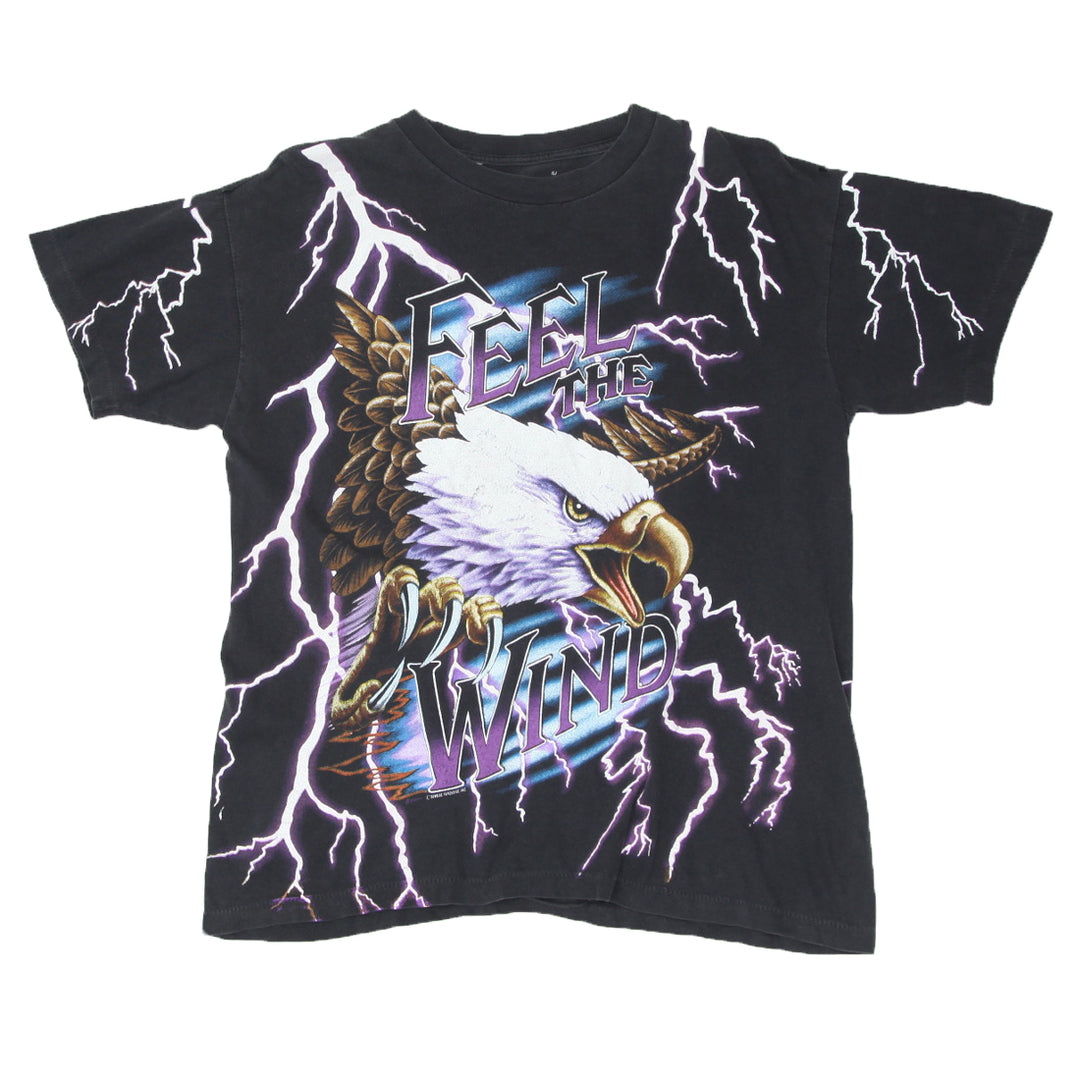 Vintage American Thunder Feel The Wind AOP T-Shirt S.Stitch