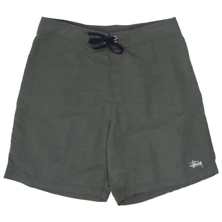 Mens Stussy Board Shorts Army Green