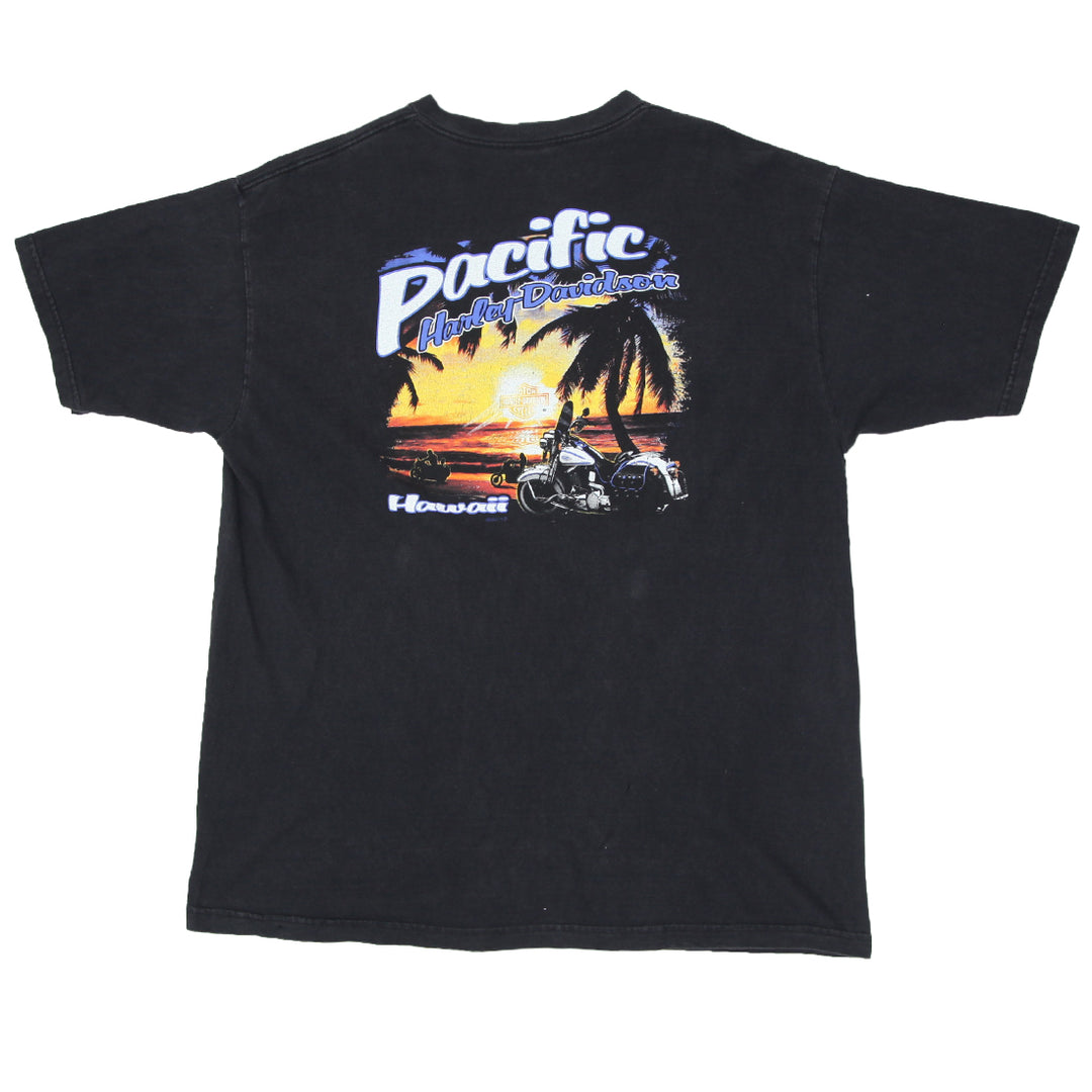 1995 Vintage Harley Davidson Pacific Hawaii T-Shirt