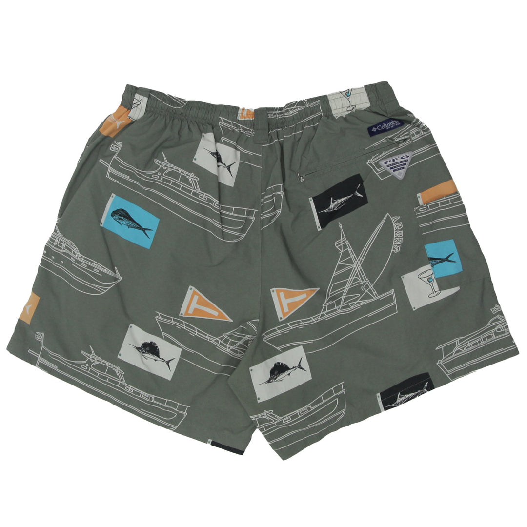 Mens Columbia Printed PFG Fishing Shorts