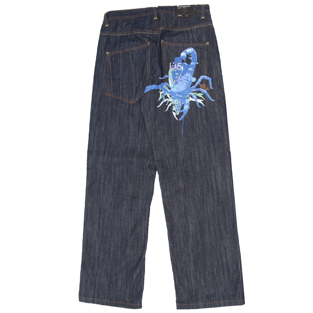 Mens Y2K Roca Wear Straight Jeans