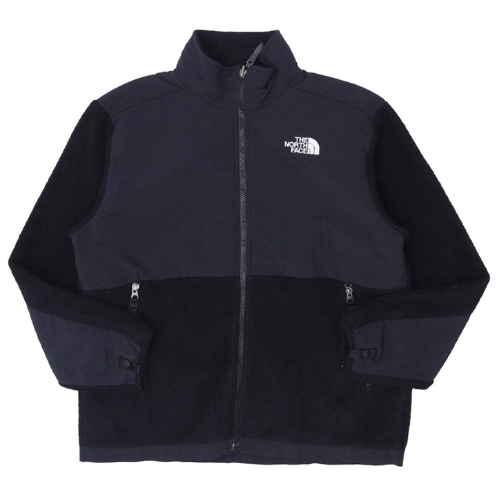 Boys Youth The North Face Full Zip Black Fleece Denali Jacket