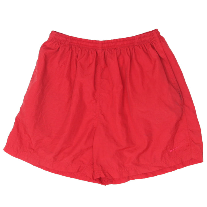 Ladies Nike Red Nylon Shorts