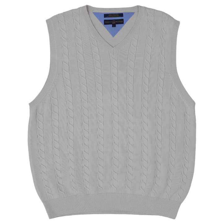 Mens Tommy Hilfiger Golf Cable Knit Sweater Vest