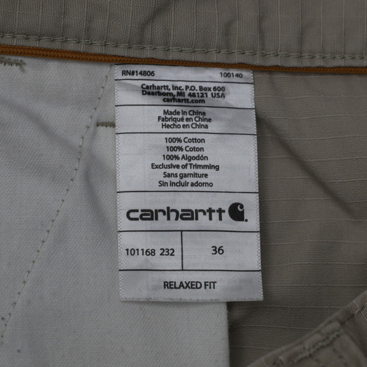 Mens Carhartt Force Relaxed Fit Ripstop Cargo Shorts