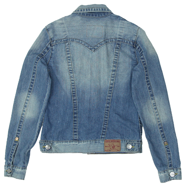 Y2K True Religion Washed Denim Jacket