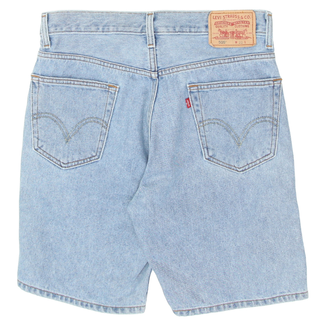 Mens Levi Strauss # 505 Regular Fit Denim Shorts