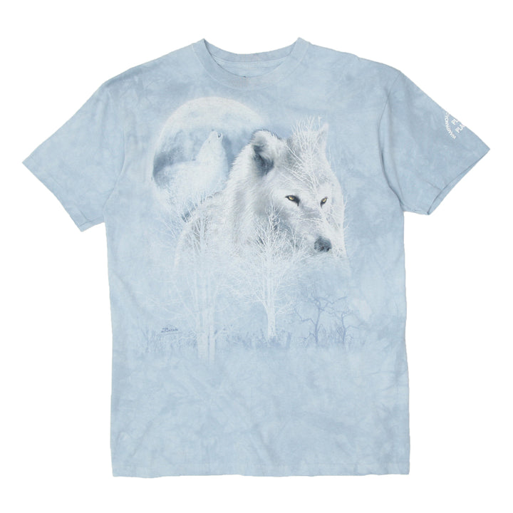 Mens The Mountain 2009 Carol Cavalaris Wolf Tie Dye T-Shirt