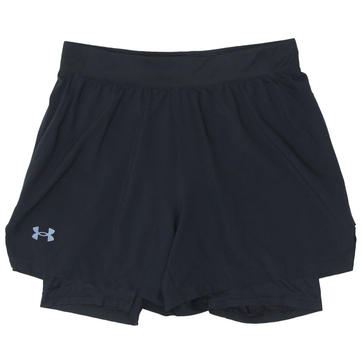 Mens Under Armour Fitted Running With Inner Shorts