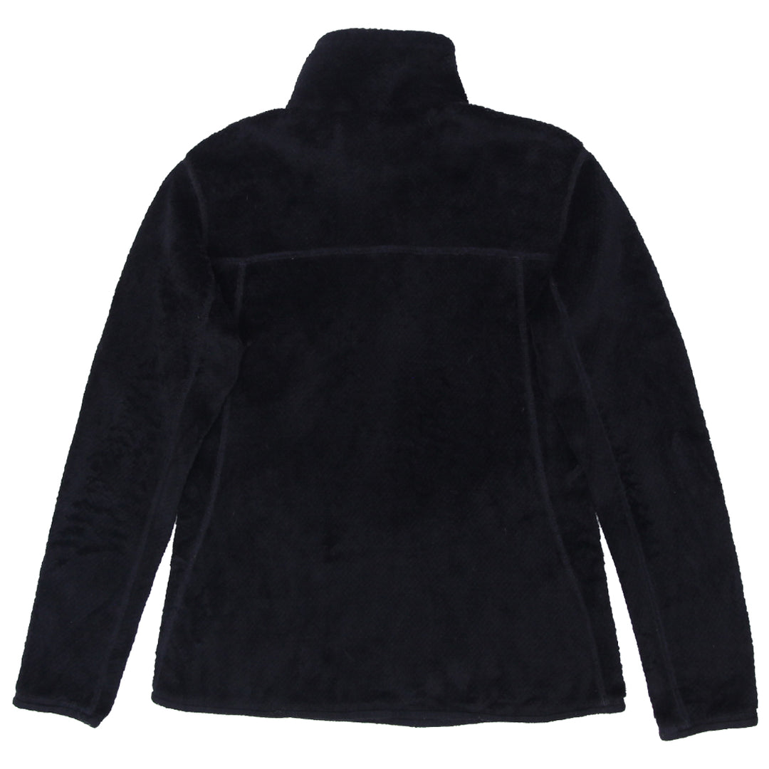 Ladies Patagonia Polartec Snap T Fleece Sweater Black