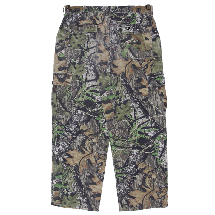 Mens Mossy Oak Forest Camo Cargo Midweight Pants