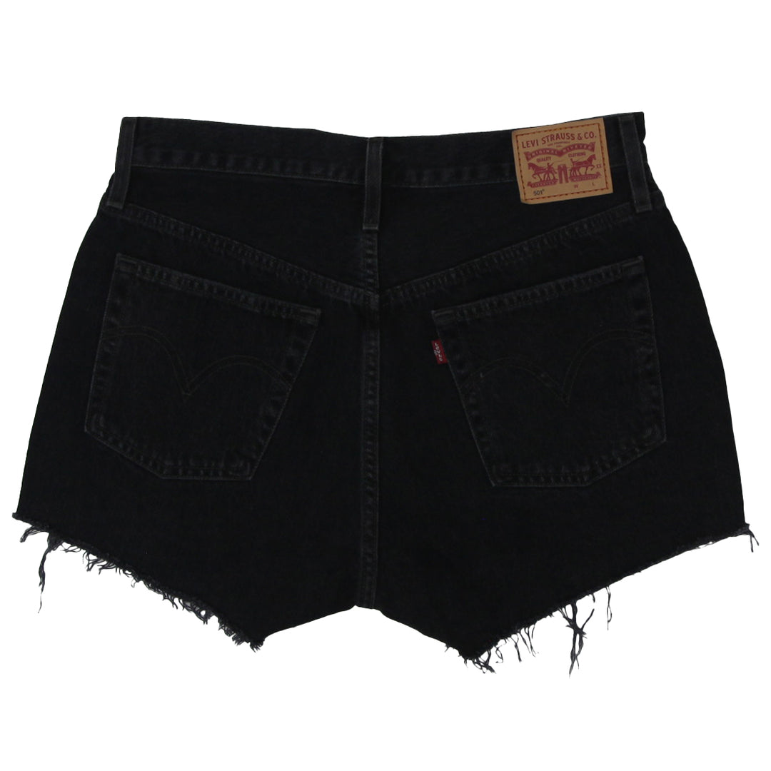 Ladies Levis Ripped 501 Denim Shorts