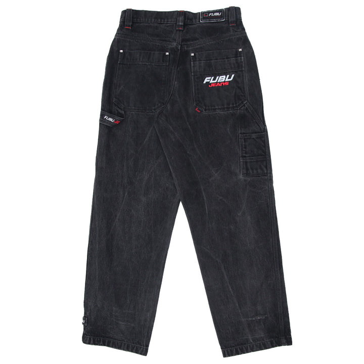 Mens Y2K Fubu Embroidered Carpenter Jeans