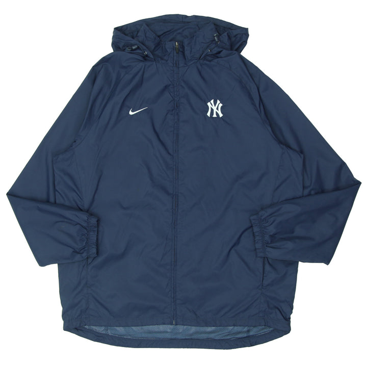 Mens Nike New York Yankees Full Zip Windbreaker Hooded Jacket