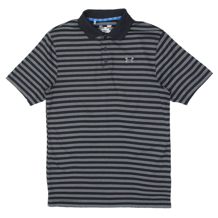 Mens Under Armour Stripe Polo T-Shirt