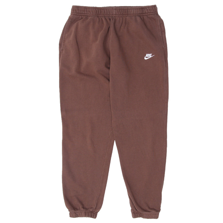 Mens Nike Embroidered Sweatpants Brown