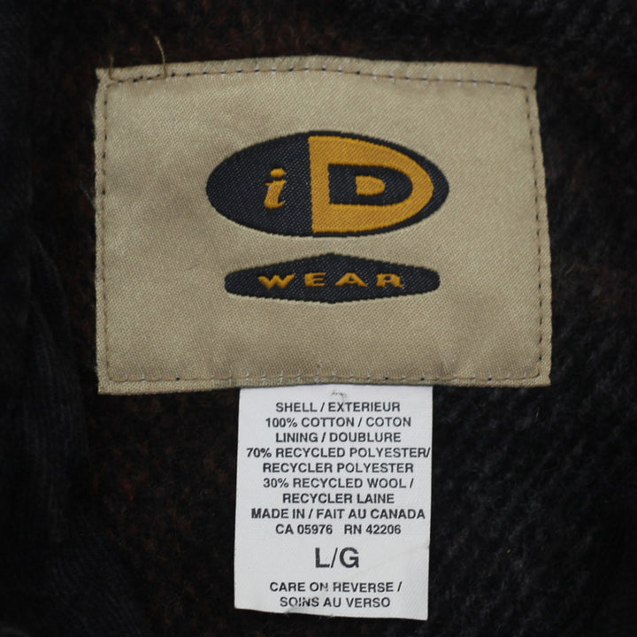 Vintage ID Wear Denim With Removable Flannel Lined Jacket