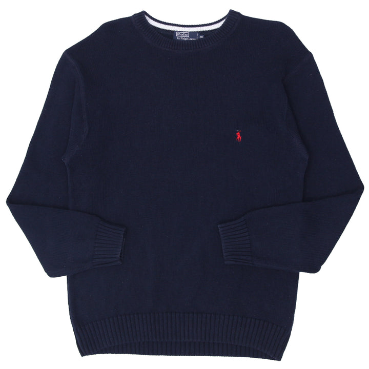 Vintage Polo by Ralph Lauren Knit Crewneck Sweater Navy