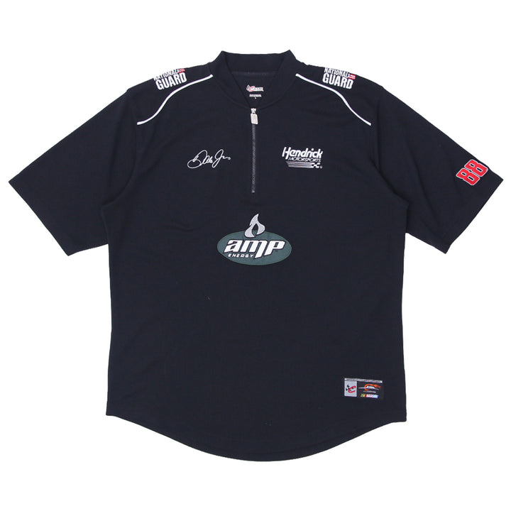 Mens Chase Authentics Dale Earnhardt Jr. Nascar Quarter Zip Crew Racing Shirt