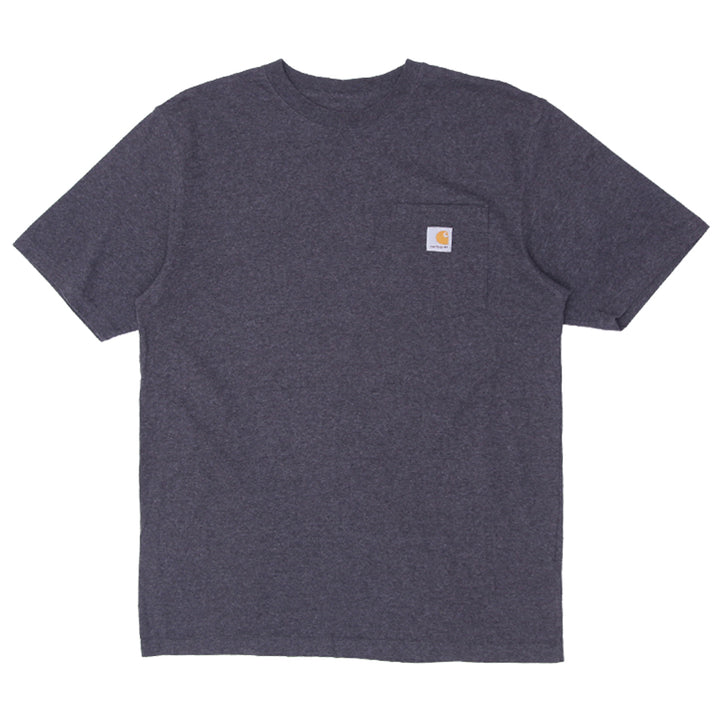 Mens Carhartt Original Fit Pocket T-Shirt Gray