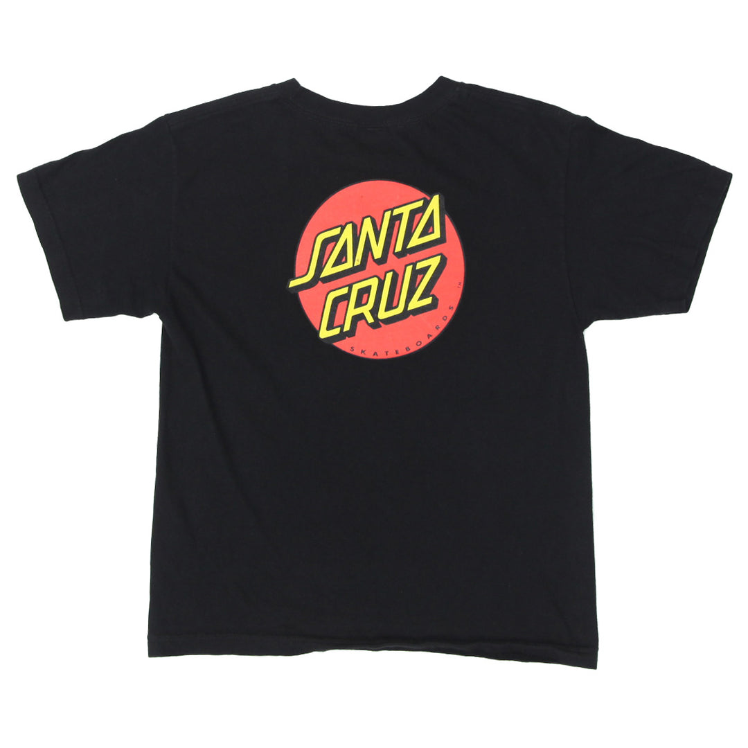 Mens Santa Cruz Skateboards Black T-Shirt