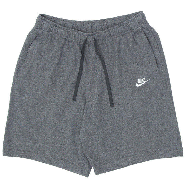 Mens Embroidered Nike Logo Gray Short