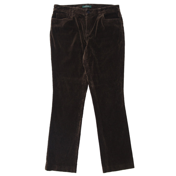 Ladies Ralph Lauren Brown Velour Pants