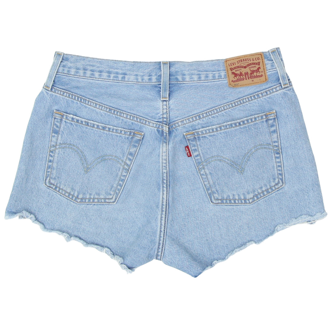 Ladies Levis 501 Waterless Denim Shorts Fashion Rerun Vintage