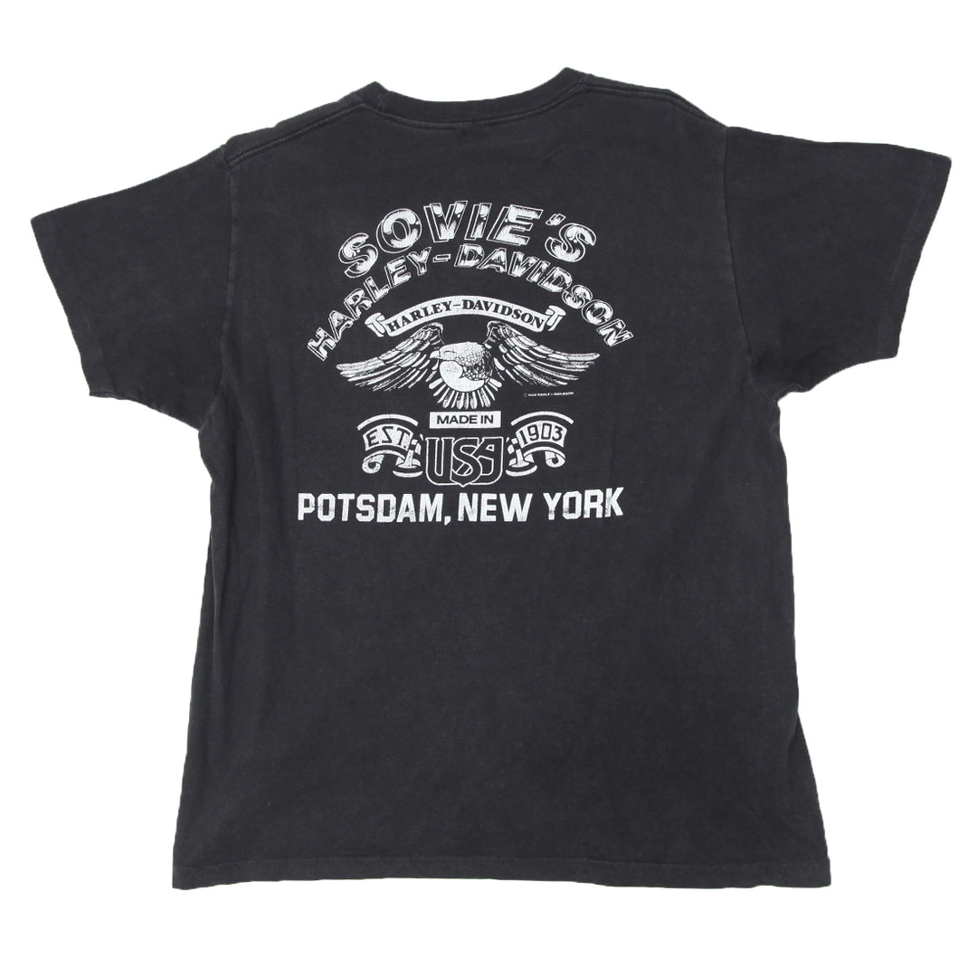 1986 Vintage Harley Davidson Sovie's T-Shirt Single Stitch L