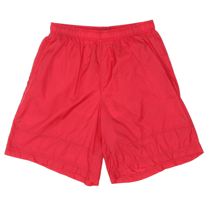 Mens Nike Embroidered Nylon Shorts Red