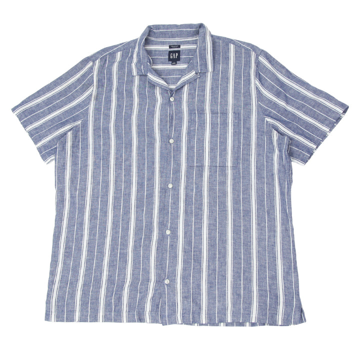 Mens GAP Striped Linen Shirt