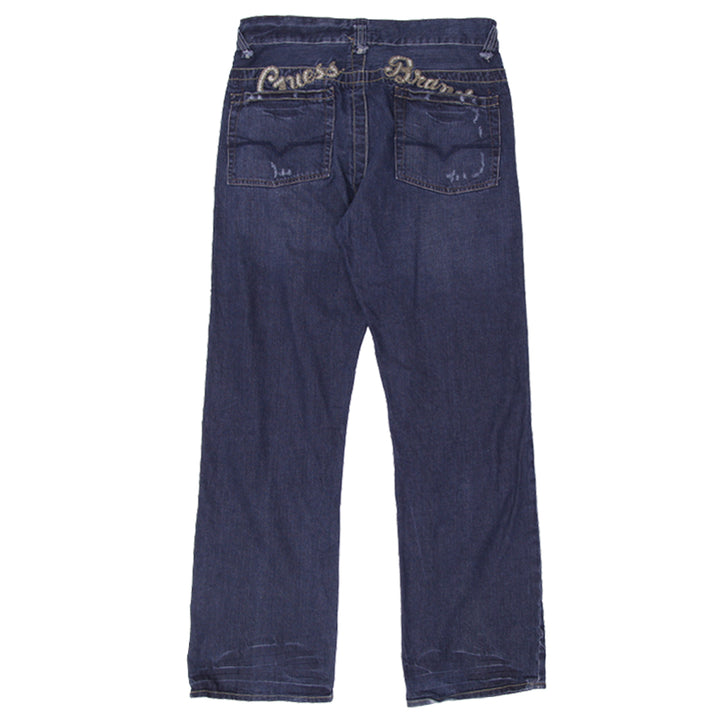 Mens Y2K Guess Button Fly Straight Leg Jeans