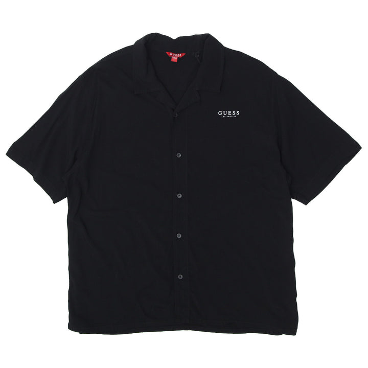 Mens Guess Black Short Sleeve Shirt