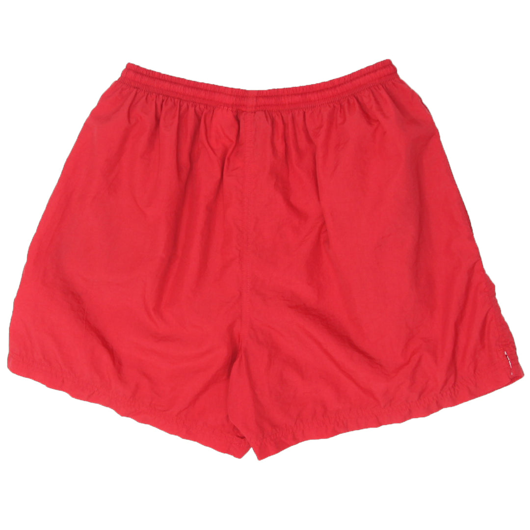 Ladies Nike Red Nylon Shorts