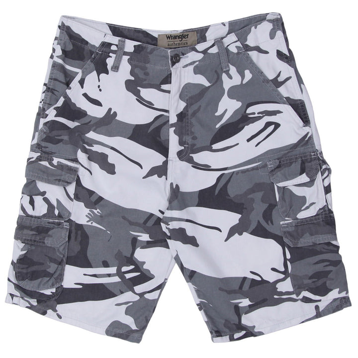 Mens Wrangler Camouflage Cargo Shorts