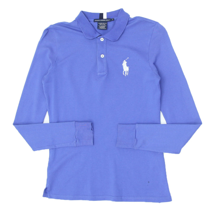 Ladies Ralph Lauren Golf Tailored Fit Long Sleeve Polo T-Shirt