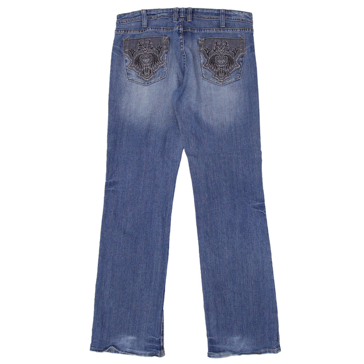 Y2K Vigoss Low Rise Washed Bootcut Jeans