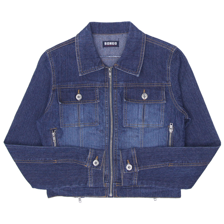 Y2K Bongo Full Zip Denim Jacket